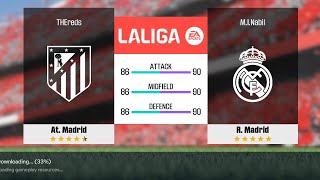 RMadrid vs AtMadrid 10Quarter final☠️💀⚽⚽mingamer40football [upl. by Ferree]