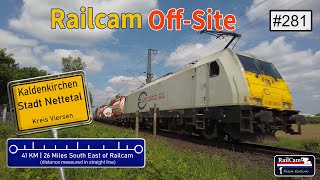 Railcam OffSite Kaldenkirchen Germany 281 [upl. by Aihsele]