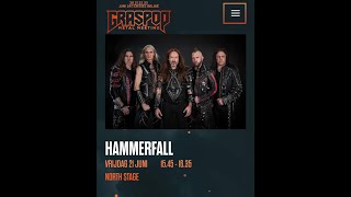 Graspop 2024  Hammerfall [upl. by Nosnah]