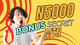 SABON TSARIN YADDA AKE SAMUN MTN BONUS N5000 DAILY [upl. by Chester420]