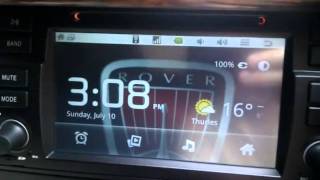 Rover 75 MG ZT Head Unit ANDROID Operating System Internet Computer [upl. by Estrin501]