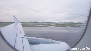 Finnair A321 Helsinki HEL takeoff [upl. by Isbella]