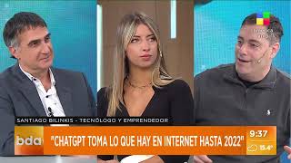 Santiago Bilinkis y su análisis en la era de la inteligencia artificial y chat GPT [upl. by Aicenev500]