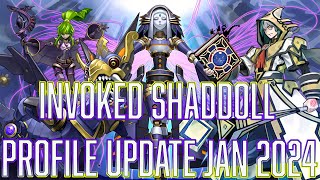 YUGIOH Invoked Shaddoll Deck profile JAN 2024 [upl. by Denie]