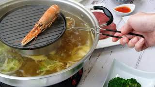 Fondue japonaise avec le FG2970 Culinary Fondue amp Grill [upl. by Campney349]