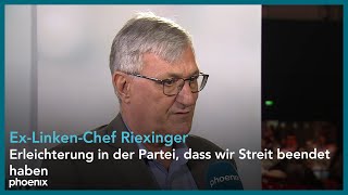 Parteitag Die Linke Interview mit Bernd Riexinger [upl. by Adnohryt]