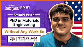 PhD in Materials Engineering  My Journey from MS to PDH in US  Texas AampM University  Yocket [upl. by Enirehtahc572]