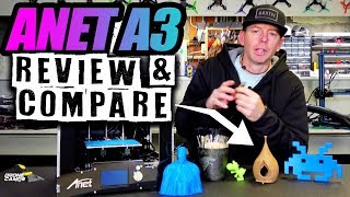 ANET A3 3D Printer  BEST Economy Printer  REVIEW amp COMPARISION [upl. by Akeyla]