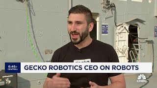 CNBC Disruptor 50 Gecko Robotics disrupts the infrastructure industry [upl. by Glad791]