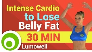 Intense Cardio Workout to Lose Belly Fat [upl. by Cohette]