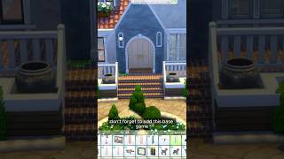 The sims 4 home terrace ideas Dont do this if you dontsims4ideas sims4terrace sims4shorts [upl. by Ellehcrad]