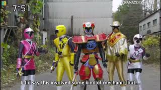 Ninninger vs Masakage Tsugomori Shuriken Sentai Ninninger part 2 [upl. by Erodroeht]