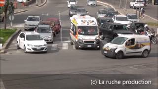 compilazione rianimazione ambulanza e polizia Roma Italia  UE [upl. by Lukey780]