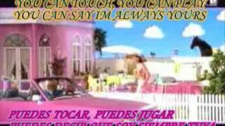 barbie girl aqua con letra lyrics subtitulada en español e ingles [upl. by Feil]