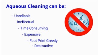 Aqueous Cleaning Vs Vapor Degreasing [upl. by Essirahc]