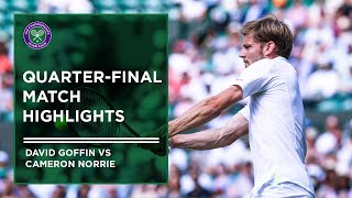 Cameron Norrie vs David Goffin  Match Highlights  Wimbledon 2022 [upl. by Ma857]