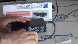 8 Way VGA Splitter [upl. by Dyna]