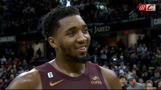 Donovan Mitchells reaction to his HISTORIC 71point game  NBA on ESPN [upl. by Alli]