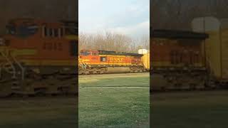 BNSF H1 Leading NB Autorack in Olathe KS 112612 [upl. by Ruiz494]