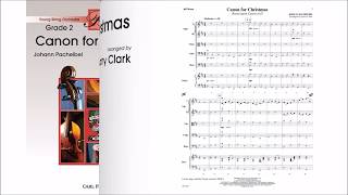 Canon for Christmas YAS175 by Johann Pachelbel Arr by Larry Clark [upl. by Spalding]