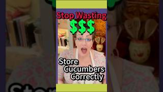 WOW THIS CUCUMBER HACK IS DEFINATELY LIFE CHANGING shorts food hack [upl. by Esille]