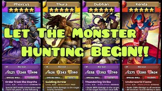 Empires amp Puzzles Thura Dubhan Phorcys 2 Early amp Zenda Costumes Are the New Monster Hunters Good [upl. by Ruffin]