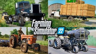 Farm Sim News  Edison Motors Chevy D14000 Fiat 480 amp TT FertiMax  Farming Simulator 22 [upl. by Ahsiekal]