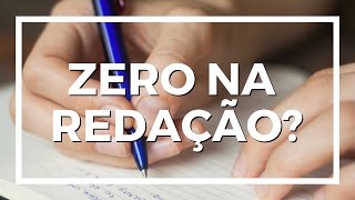 ZERO NA REDAÇÃO DO ENEM │ VLOG DO ESCRITOR [upl. by Asenej]