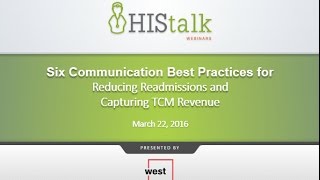 Six Communication Best Practices for Reducing Readmissions and Capturing TCM Revenue [upl. by Katrinka]