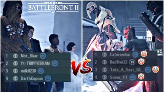 Competitive 4v4 TOXIC Player Beatdown 2  Heroes vs Villains  Battlefront 2 [upl. by Rtoip]