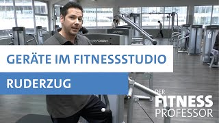 Geräte im Fitnesstudio  Ruderzug [upl. by Eendyc781]