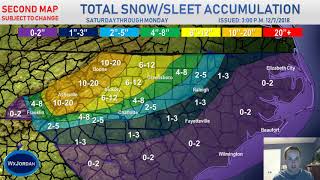 1272018 Winter Weather Friday Afternoon Update [upl. by Kirat765]