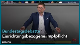 Bundestagsdebatte zur Abschaffung einer einrichtungsbezogenen Impfpfplicht am 180222 [upl. by Elisabetta]