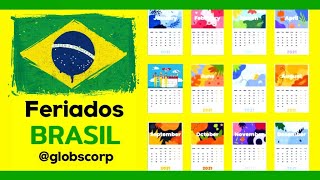 Festivos en Brasil 2022  Calendario  Salario Laboral [upl. by Gardol]