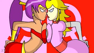 WAIFU WARS EP10  Princess Peach vs Shantae [upl. by Kenon]