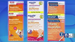 Voluntary nationwide recall issued for infant ibuprofen sold at Walmart CVS Family Dollar [upl. by Jannel410]