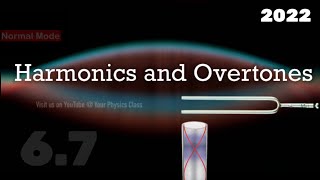 Harmonics and Overtones  Superposition of Waves  stationary waves YourPhysicsClass [upl. by Ayoral310]