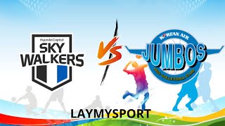 Live SKY WALKERS VS KAL JUMBOS  KOREA VLEAGUE MEN 20242025 [upl. by Yve]