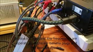 bi wiring with audioquest rocket 33s test [upl. by Delphina]