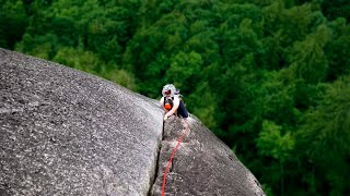 Climbing Calculus Crack in Squamish [upl. by Lynnet]