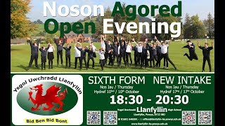 Ysgol Uwchradd Llanfyllin High School  Sixth Form Open Evening  2019 [upl. by Nnauol]