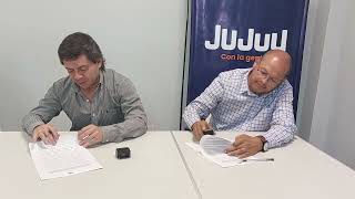 José Luis Paiquez  Presidente IVUJ licitación trabajos en suelos en Alto Comedero [upl. by Ludwigg]