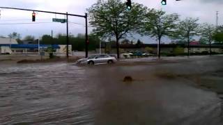 Raw video Flooding in Akron [upl. by Nahtnanhoj]