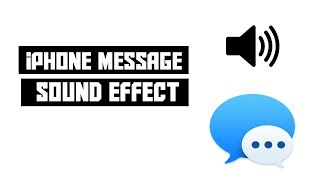 iPhone Message Sound Effects [upl. by Langbehn915]