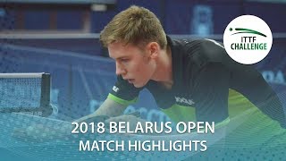 Cristian Pletea vs Tobias Hippler  2018 ITTF Challenge Belarus Open Highlights R64 [upl. by Press]