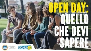 Open day allUniversità Cattolica quello che devi sapere [upl. by Mic]