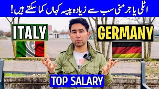 Italy Vs Germany  Top Demand Salaries [upl. by Candie]