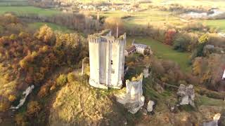 Le château de Lavardin vu du ciel [upl. by Atiraj]