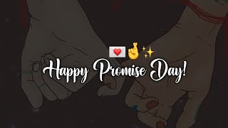 Happy Promise Day 🔐♥️  Promise Day Status  Promise day message  KKSB [upl. by Pallaten]