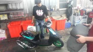 Honda Dio Exhaust test1YFIS from Taiwan [upl. by Lenuahs748]